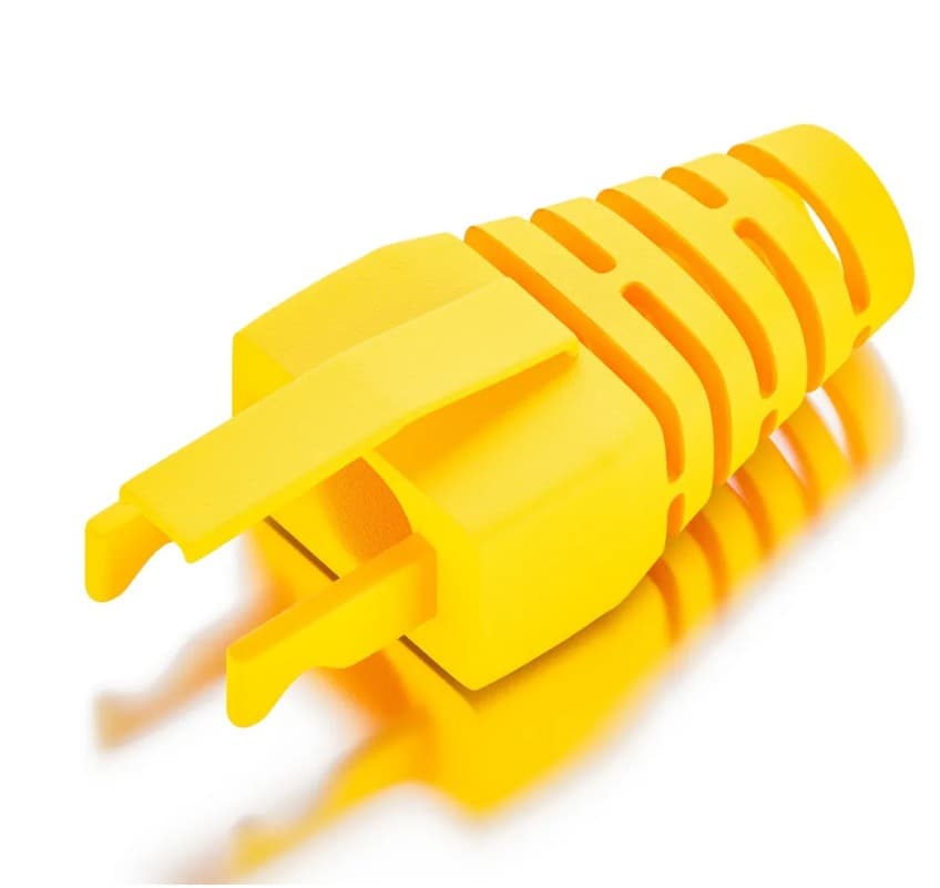 Колпачок изолирующий для коннектора RJ-45 Желтый