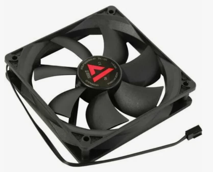 Вентилятор для корпуса Alseye ACD-F1225HM3-A 120x120x25mm, hydraulic, 1600rpm, 28dB, 3pin