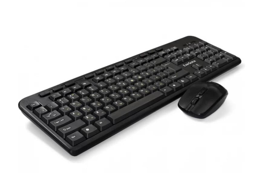 Беспроводной комплект клавиатура + мышь ExeGate Professional Standard Combo MK240 (EX286220RUS) мультимедийная, влагозащищенная