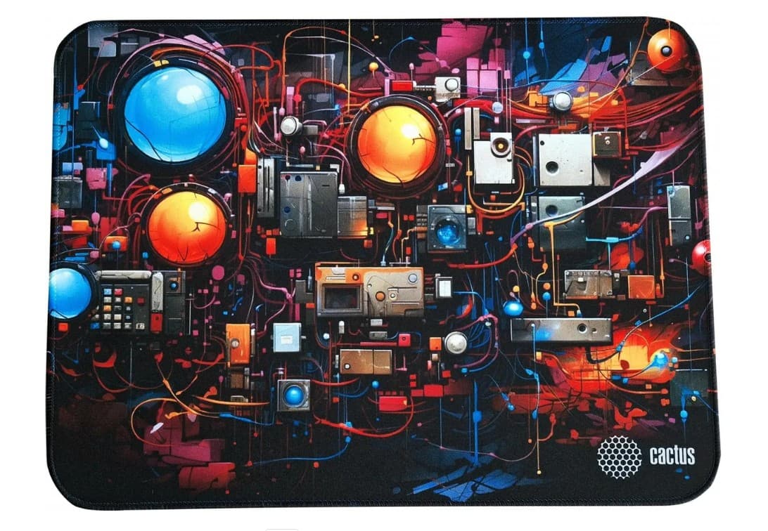 Коврик для мыши игровой Cactus CS-MP-PRO15XL Wires 400x300x3мм