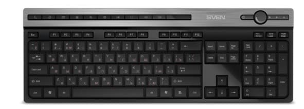 Клавиатура беспроводная SVEN KB-E5500W беспроводная USB черный (SV-021931)