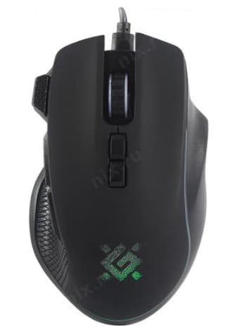 Мышь беспроводная Defender Thunder GM-213 черный, игровая 1600 dpi, ускор.10G.встр. аккум. 400mAh, 8 кн. подсветка (52213)