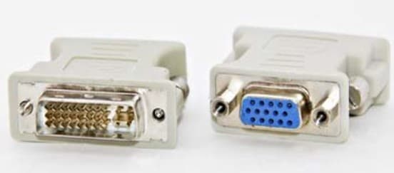 Переходник DVI-VGA DVI-A штекер 24+5 на разъем VGA 15-pin Viewcon DVI 24+5 to VGA/DSub