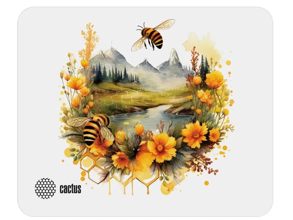 Коврик для мыши игровой Cactus CS-MP-P09XS Honeybee 220x180x2мм