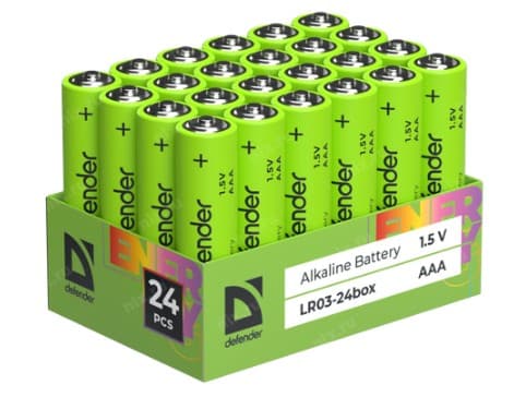 Батарейка Defender LR03-24box ААА (1шт.) Alcaline (56041)