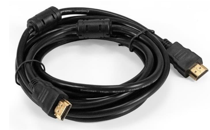 Кабель HDMI to HDMI, 3.0m Exegate EX-CC-HDMI-3.0F, v1.4 папа/папа, ферритовые кольца, позолоченные контакты) (EX294690RUS)