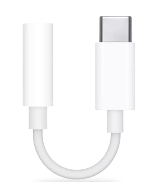 Адаптер/переходник Type-C - 3.5mm аудио White USB Type-C to AUX 3.5mm Audio, RTL