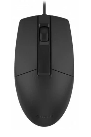 Мышь A4Tech OP-330 USB черная, Silent, 1200dpi