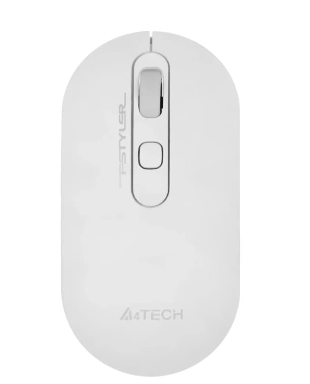 Мышь беспроводная A4Tech FStyler FG20S белый USB, silent, 1200/1600/2000dpi, 4кн, 2xAAA, 113x57x26mm, 62g