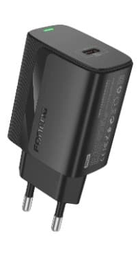 Сетевое зарядное устройство Foneng EU65 USB-C 20W PD Adapter, Black