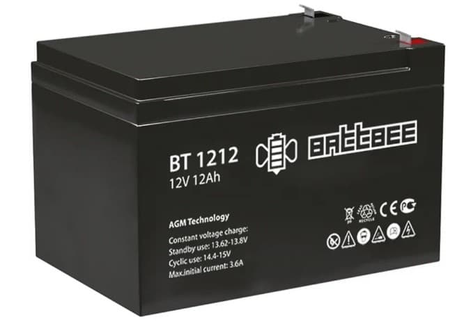 Аккумуляторная Батарея 12 В, 12.0Аh BattBee (Delta) BT 1212 для ИБП и т.п.