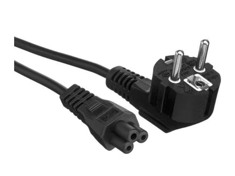 Кабель питания IEC C5 CEE 7/16 - C5 (3-pin) 0.75м 220v, ExeGate Special PC5-7.5S для подкл.ноутбуков (Евровилка Schuko->С5) 3*0.75mm2