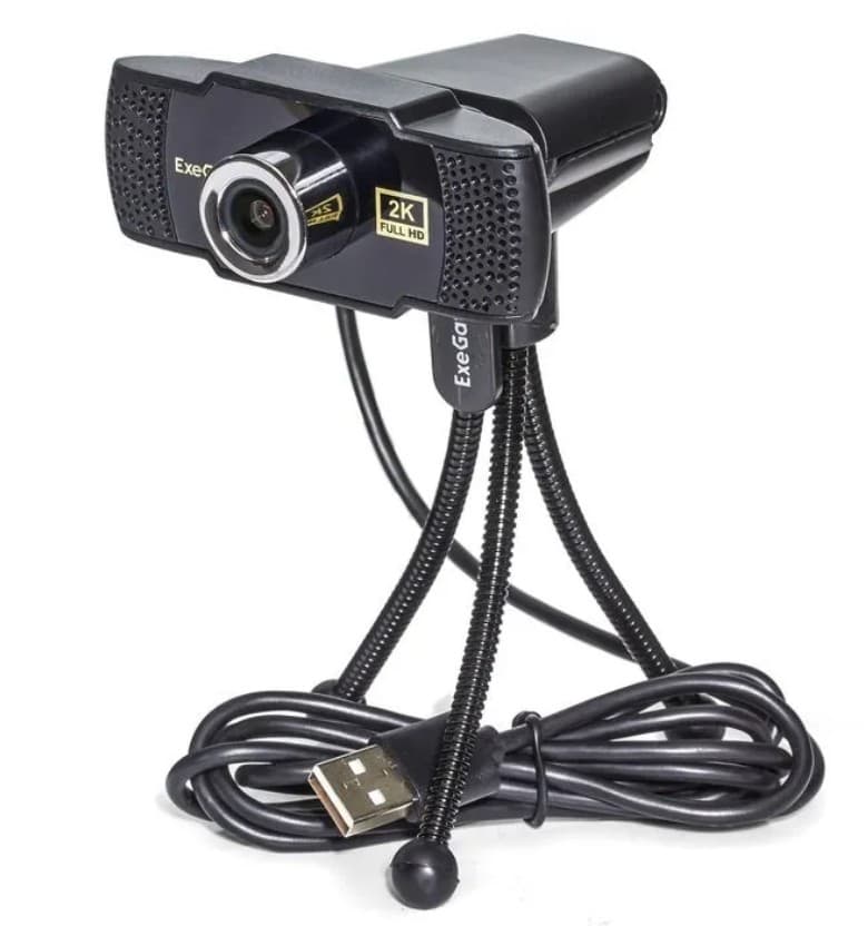 Вебкамера ExeGate BusinessPro C922 2K 2560x1440, 4 МПкс CMOS, 4-линзовый объектив (стекло), кабель 1.5м (EX294578RUS)