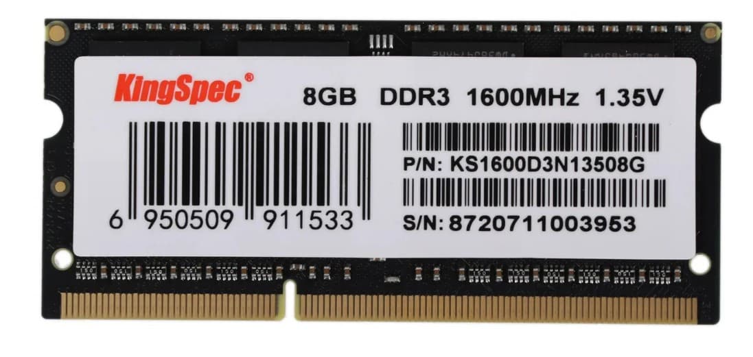 Память SO-DIMM 8GB/1333 1.35V DDR3L Kingston (KVR1066D3S7/8G) (для ноутбуков, ITXплат)