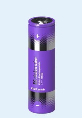 Аккумулятор Defender 18650-1BL 2200 mAh Li-ion