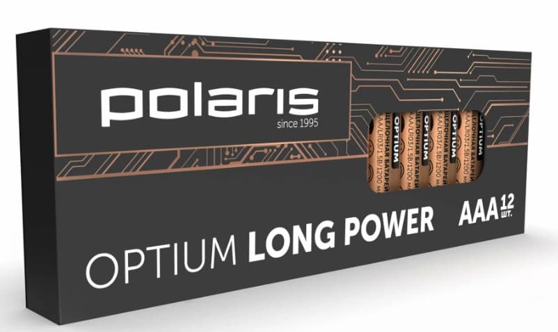 Батарейка Polaris Optimum Long Power LR03 Alkaline тип AAA (R03, FR03, HR03, ZR03, MN2400) (1 шт)