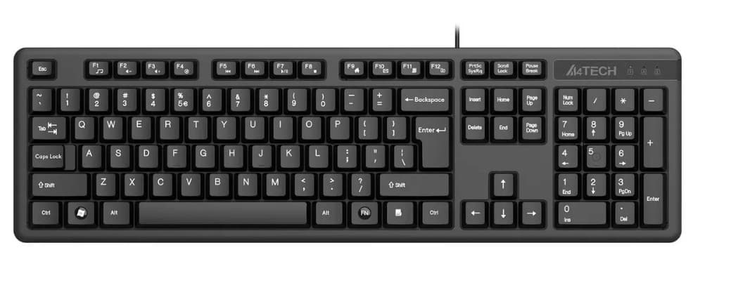 Клавиатура A4Tech KKS-3 черный USB