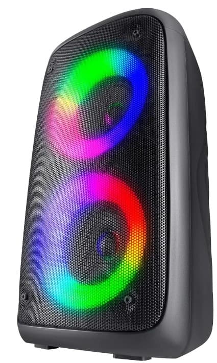 Акустическая система портативная DEFENDER Boomer 20, Bluetooth 5.0, 20Вт, подсветка FM/USB/TF/AUX/LED, 2400mAh, 300x145x155мм, 1.15кг