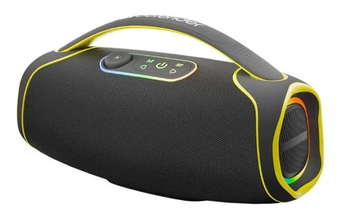 Акустическая система портативная DEFENDER Beatbox 100, Bluetooth 5.3, 100Вт, подсветка FM/USB/TF/AUX/LED, 3000mAh, 402x215x155мм, 3.45кг