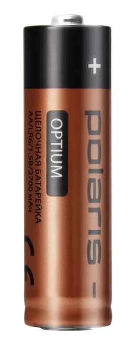 Батарейка Polaris Optimum Long Power LR6 Alkaline тип AA (R6, LR6, FR6, HR6, ZR6) MN1500, E91, KAA, AM3, 15A (1 шт)