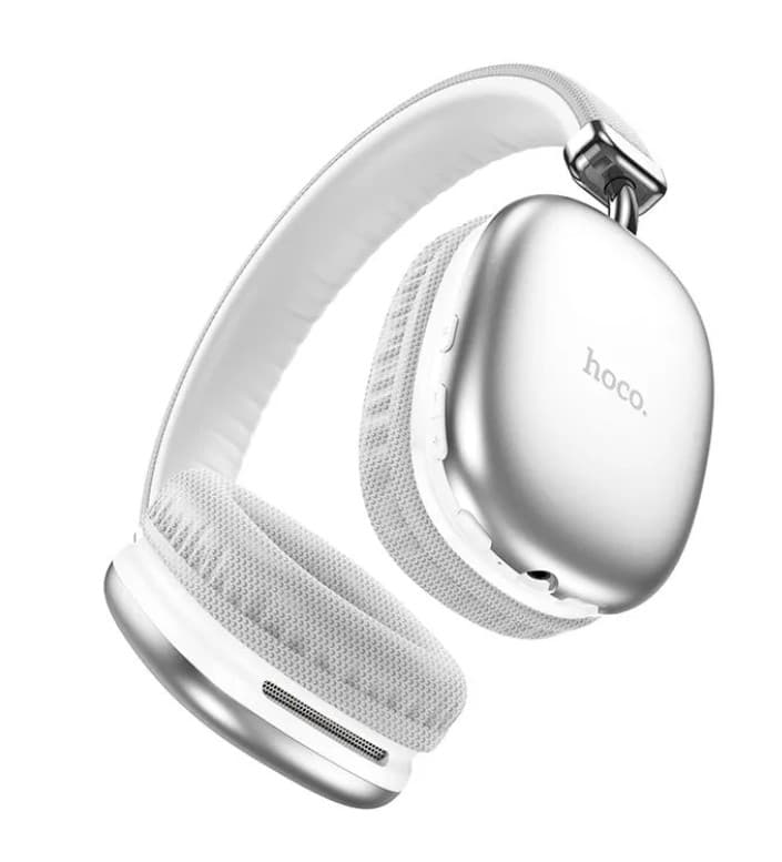 Bluetooth-гарнитура HOCO W35 Max Joy BT (серебро), Bluetooth 5.3, накладные полноразмер