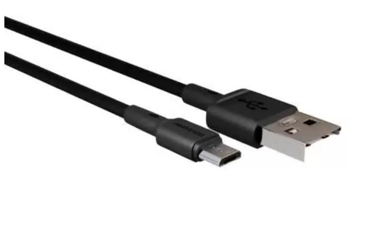 Кабель Micro-USB2.0 (AM/Mcro USB2.0 тип В) More choice K14m TPE 0.25m (Black), 25cm (Black)