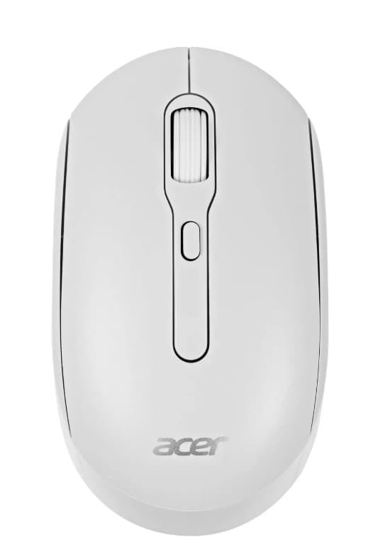 Мышь беспроводная Acer OMR308 белый, Bluetooth/Радио, 1600dpi, 4кн., (ZL.MCECC.023)