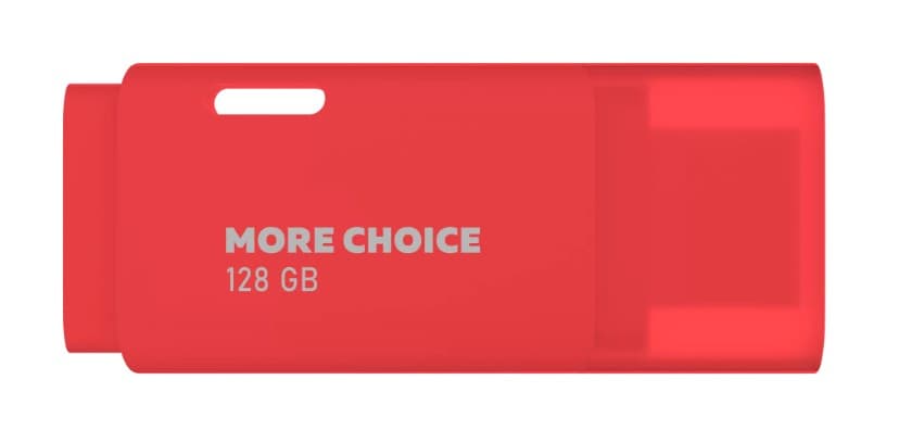Накопитель USB 128 GB USB 2.0 More Choice MF128 (Красный)