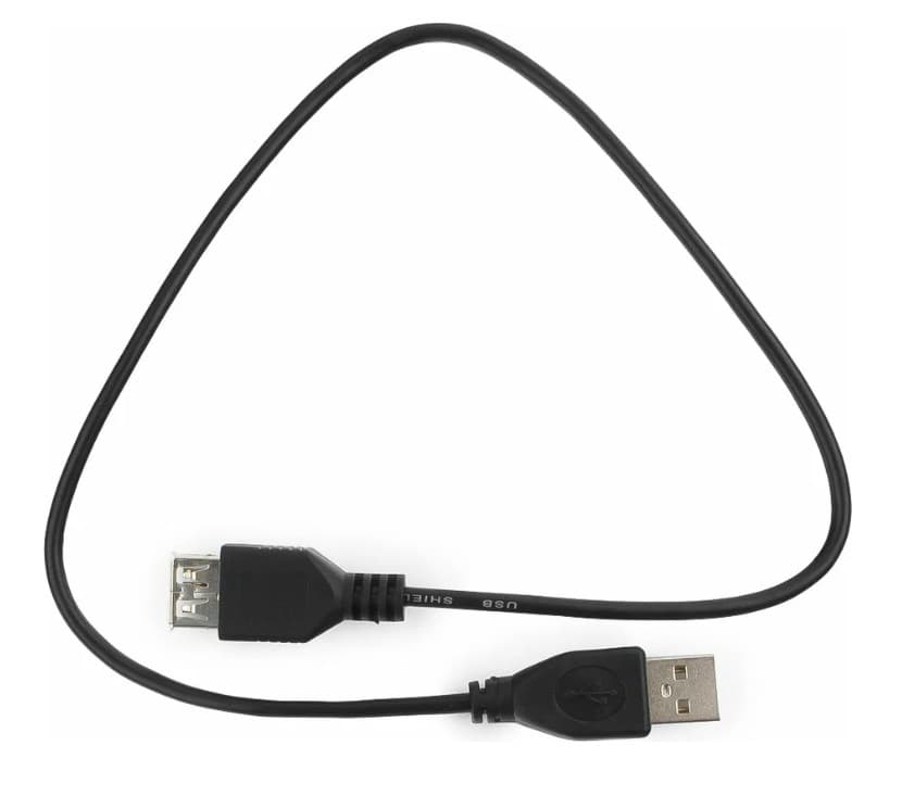 Кабель Удлинитель - USB2.0 AM/AF 0.5M Гарнизон (GCC-USB2-AMAF-0.5M)