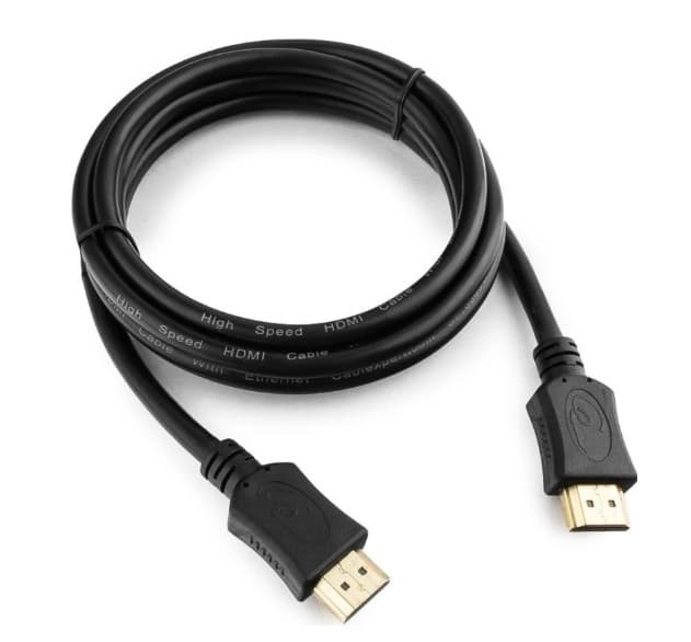 Кабель HDMI to HDMI, 1.5m TRLN-HDMI_1.5M, v2.0, 19M/19M, позол.разъемы, экран, 1.5м, черный