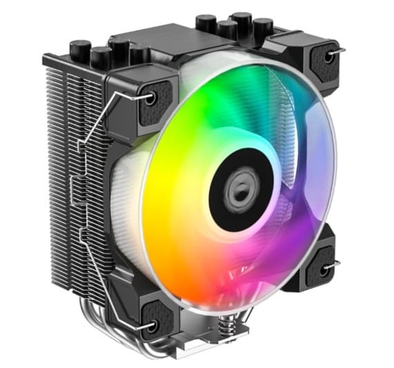 Кулер процессорный ID-Cooling SE-214-XT DF ARGB TDP 180W, 4-Pin, PWM, черный, 4 тепл.трубкиб FAN 120mm, LGA1700/1200/115X/AM4/AM5