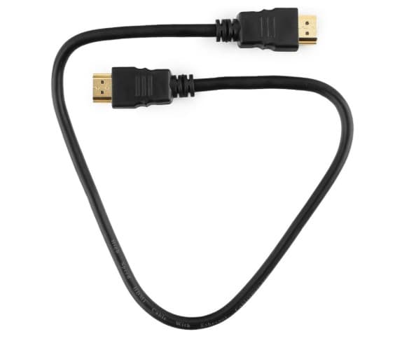 Кабель HDMI to HDMI, 0.5m Cablexpert (CC-HDMI4-0.5M) HDMI-HDMI V.2.0 медь, вилка/вилка 1м Black
