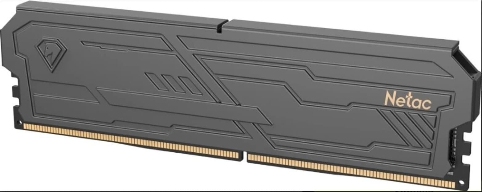 Память DDR4 8GB/2666 Netac Shadow III Black (NTSHD4P26SP-08K) CL19 с радиатором