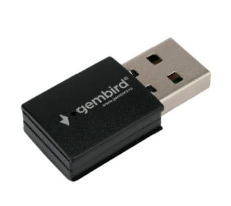 Сетевой адаптер беспроводной (WIFI) USB Wireless Gembird WNP-UA-017 + Bluetooth (2.4ГГц)