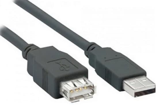 Кабель Удлинитель - USB2.0 AM/AF 1.0M Filum серый (FL-C-U2-AM-AF-1M)