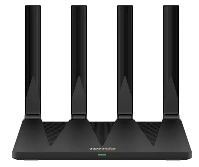 Маршрутизатор беспроводной TENDA AX12 PRO WIFI6 AX3000 3xGE LAN, 1xGE WAN, 160MHZ, 1024-QAM, NFC, OFDMA, Beamforming, MU-MIMO, 4x7dBi ант. WiFi+ Mesh, EasyMesh