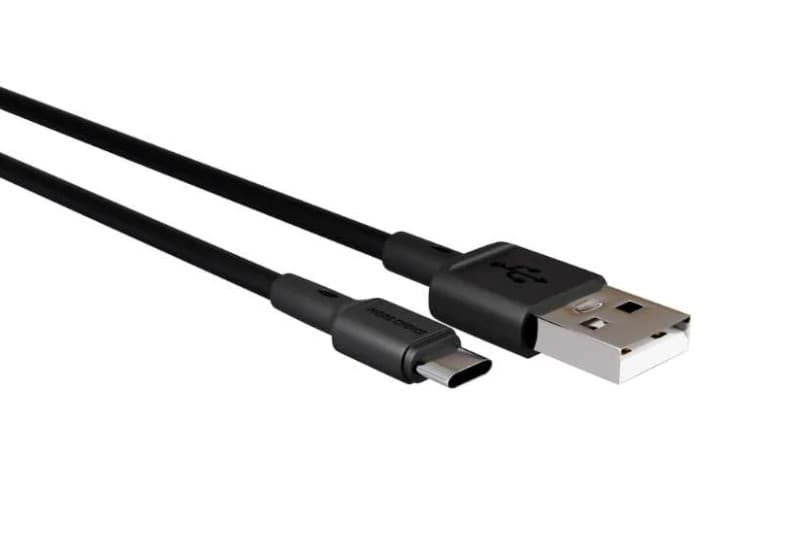 Кабель USB-Type-C More choice K19a 1м, (Черный) нейлон, для зарядки и передачи данных USB на Type-C
