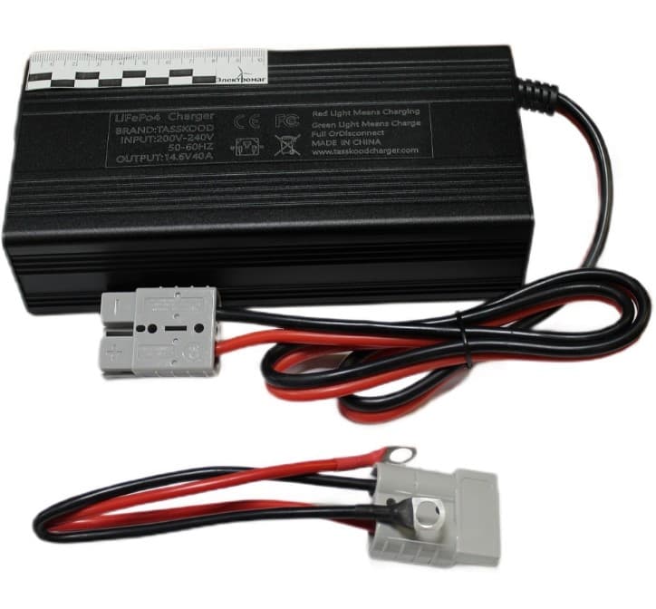 Зарядное устройство 14.6V 40A для LiFePO4 аккумуляторов 12V быстрое зарядное устройство