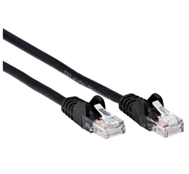 Патч-корд литой CAT 5E UTP w/RJ45 10.0m AOpen (ANP511-10M-BK) литой черный