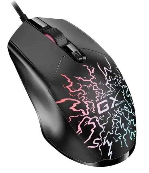 Мышь Genius Scorpion M300 Black (31040010401) игровая, 3кн., 2400dpi, подсветка, провод 1.5м, 119х72х9мм